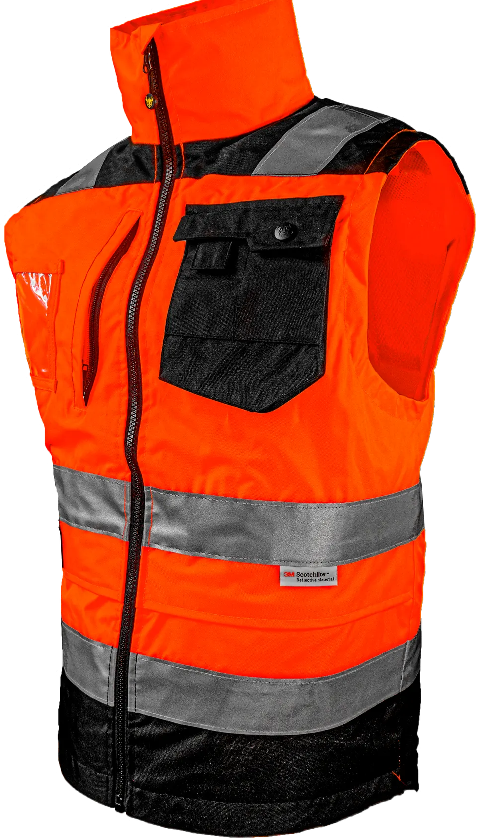 Chaleco de alta visibilidad naranja color Naranja