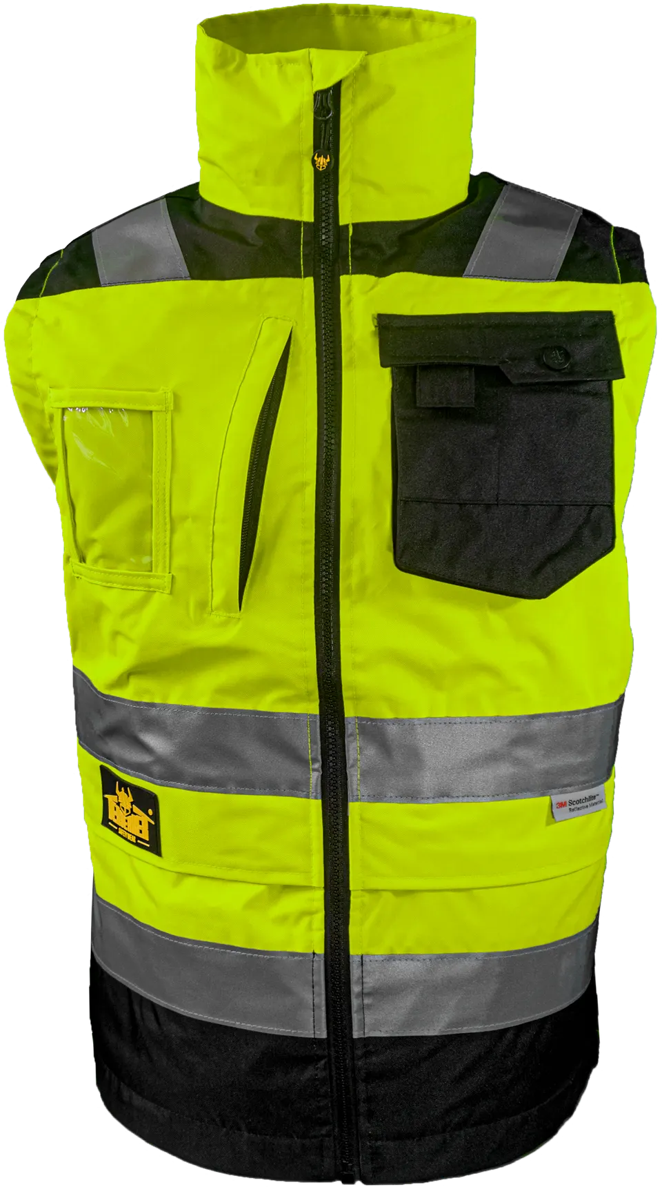 Chaleco de alta visibilidad amarillo color Amarillo neon