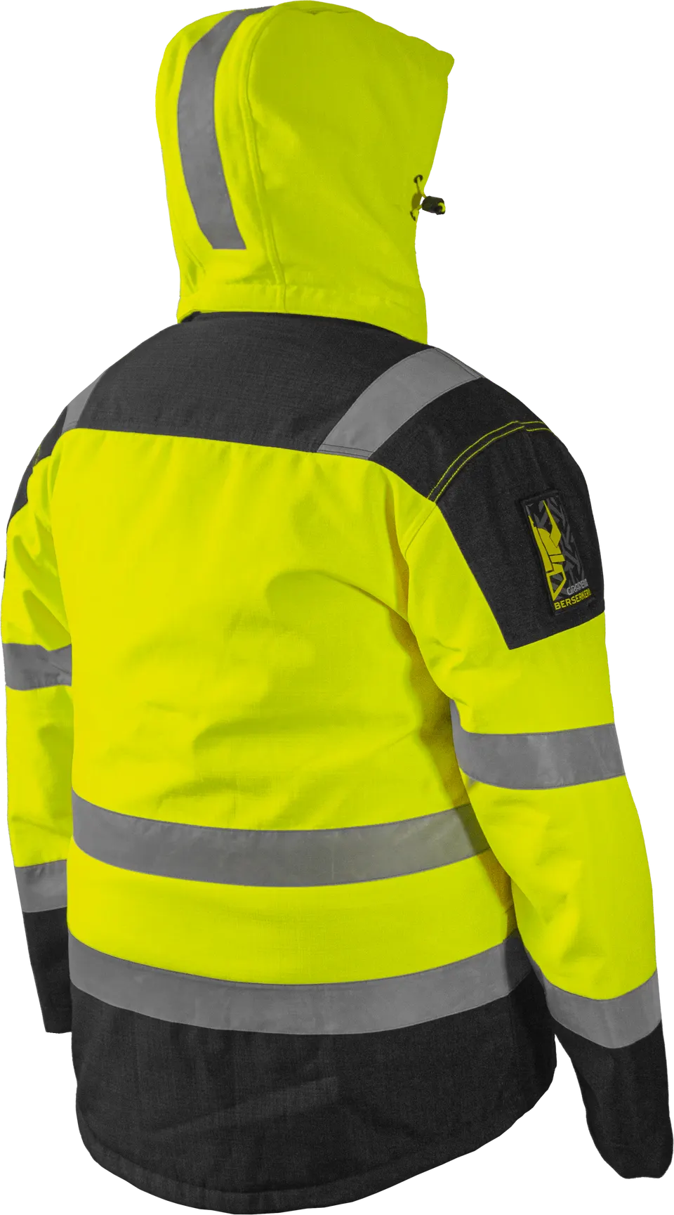 Chamarra de alta visibilidad color amarillo color Amarillo neon
